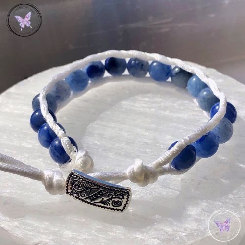 Blue Aventurine 8mm Wrap Bracelet